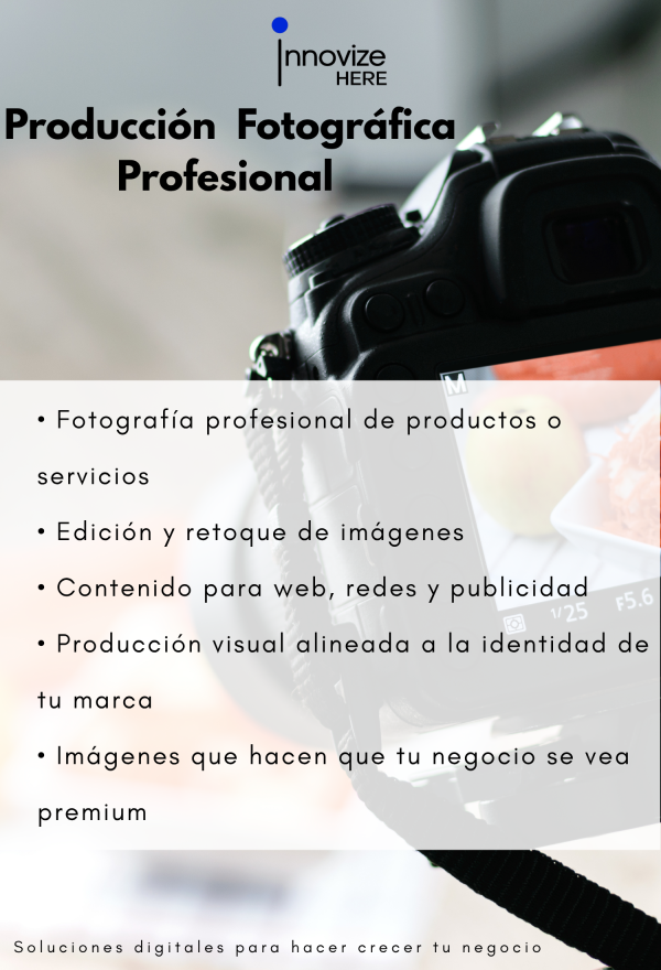 Producción fotográfica profesional de productos en Lima, Perú